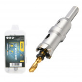 Коронка по металлу твердоспл. с центрир. сверлом 21мм шестигр. Хвост DH-TCT021-E1 Deli