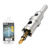 Коронка по металлу твердоспл. с центрир. сверлом 22мм шестигр. Хвост DH-TCT022-E1 Deli