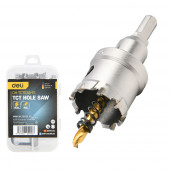 Коронка по металлу твердоспл. с центрир. сверлом 35мм шестигр. Хвост DH-TCT035-E1 Deli