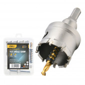 Коронка по металлу твердоспл. с центрир. сверлом 40мм шестигр. Хвост DH-TCT040-E1 Deli