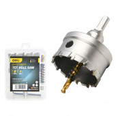 Коронка по металлу твердоспл. с центрир. сверлом 60мм шестигр. Хвост DH-TCT060-E1 Deli