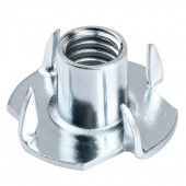 Гайка крыльчатая врезная М6/9  DIN 1624 (5000 шт)