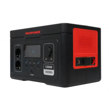 Аккумуляторная F0062 портативная электростанция PROFIPOWER ПЭ-1200PRO 1200Вт