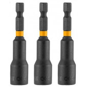 Насадка  AMN0831 ударная магнитная 8мм  3шт 1/4 '' Hex (6.35 мм)  INGCO