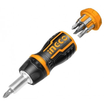 Отвертка короткая AKISDS1728 INGCO