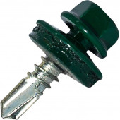Саморез кровельный ТМ HARDWEX HWX7-W-P9-5.5 х 19 мм., №3, ЦИНК, RAL 6005 (250)