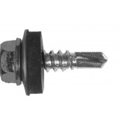 Саморез кровельный ТМ HARDWEX HWX7-W-P9-5.5 х 19 мм., №3, ЦИНК, RAL 7004 (250)