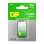Батарейка  Щелочная "GP 6LR61 SUPER G-TECH (Крона)