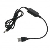 Кабель USB преобразователь повышающий напряжение DC 5.5x2.5 мм в 12В для роутера