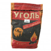 Уголь древесный 1,5 кг