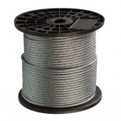 Трос DIN 3055 оцинкованный в оплетке ПВХ 6/8 мм, 100 м (бухта)