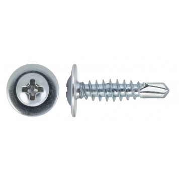 Саморез с прессшайбой со сверлом 4,2х51, уп 250шт. Саморез с прессшайбой со сверлом 4,2х51, уп 250шт.