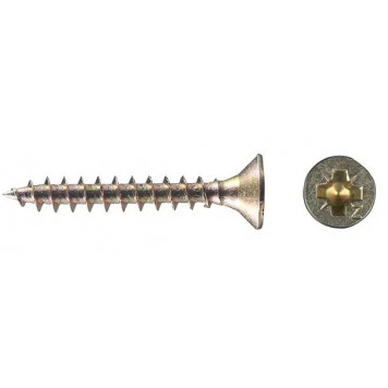 Саморез 3,5х35 жёлтый универсальный, уп 1кг 660шт.