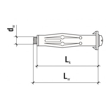 Дюбель Molli 4х38 мм (16), уп 100шт.-2