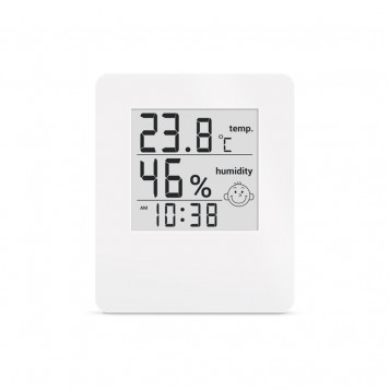 Термометр-гигрометр цифровой Т-17 с часами