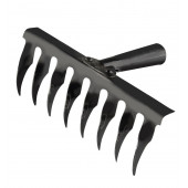 Грабли садово-огородные с витым зубом, 8 зубьев, S=2,5, эмаль