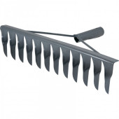 Грабли 12 зубые витые с выносной тулейкой, эмаль, без черенка