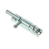 Задвижка накладная ЗТ-1 (цельный движок) цинк 15х65 мм