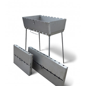 Мангал на 6 шампуров, сталь 2 мм-1