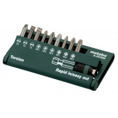 Набор бит+магнитный держатель, 10 шт METABO 625390000