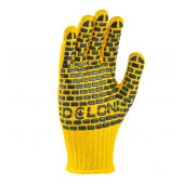 Перчатки 4078 трикотажные с ПВХ-рисунком строитель размер 10 (XL) DOLONI