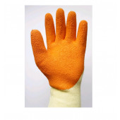 Перчатки VV арт291O хб ОРАНЖЕВЫЙ облив 10 размер