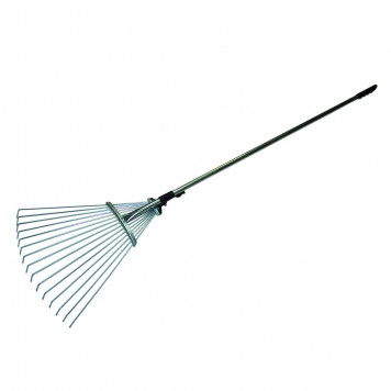 Грабли раздвижные с ручкой веерные