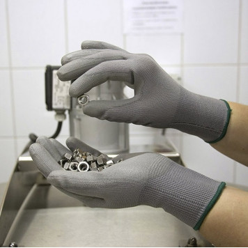 Перчатки 4570 трикотажные с полиуретановым покрытием размер 8 (M) DOLONI-2