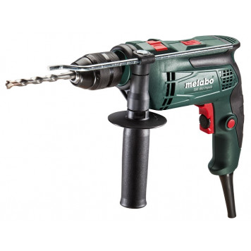 Дрель SBE 650 ударная 650 Вт, быстрозажимной патрон 13 мм (600671850) METABO