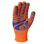 Перчатки 794 трикотажные с ПВХ рисунком ладонь размер 10 (XL) DOLONI