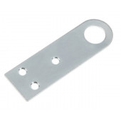 Замочная петля пробой-ушко 30х100 мм, цинк