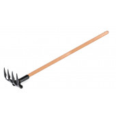Грабли АРТИ 4-х зубые с повёрнутым зубом с черенком 1000 мм