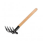 Грабли АРТИ 4-х зубые с повёрнутым зубом с черенком 400 мм