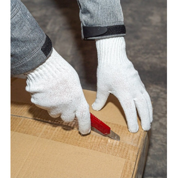 Перчатки 876 трикотажные без ПВХ рисунка размер 10 (XL) DOLONI-3