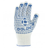 Перчатки 880 трикотажные с 2-х сторон ПВХ-рисунок размер 10 (XL) DOLONI
