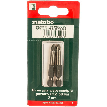 Бита PZ2х50 мм METABO 631532000