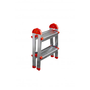 Стремянка стальная 2 ступенчатая двухсторонная-3