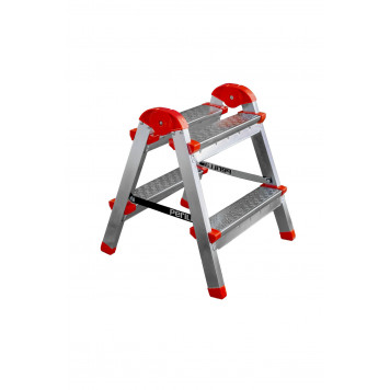 Стремянка стальная 2 ступенчатая двухсторонная