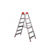 Стремянка стальная 6 ступенчатая двухсторонняя