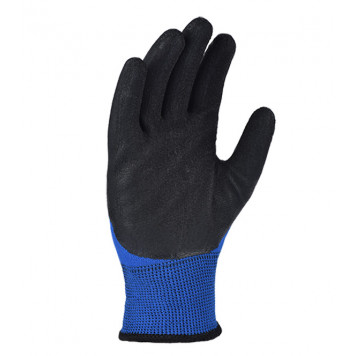 Перчатки 4198 стрейчевые с латексным покрытием синие размер 10 (XL) DOLONI