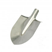 Лопата штыковая нержавейка, без ручки, простая