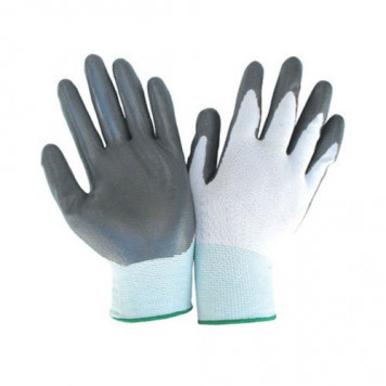 Перчатки нейлоновые с латексным покрытием