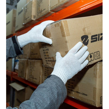 Перчатки 554 трикотажные без ПВХ рисунка размер 10 (XL) DOLONI-2