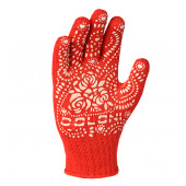 Перчатки 622 садовые трикотажные с ПВХ-рисунком размер 9 (L) DOLONI