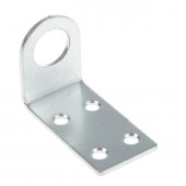 Замочная петля пробой-ушко 30х40 мм, гнутое