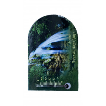 Сувенир Термометр с рисунком Водопад Джур-Джур