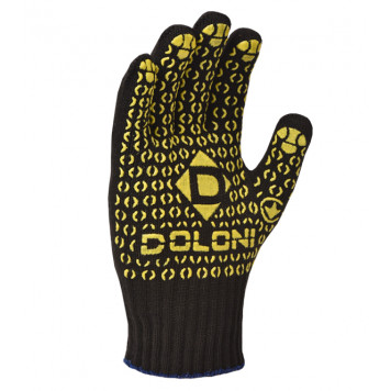 Перчатки 667 универсал трикотажные с ПВХ-рисунком размер 10 (XL) DOLONI Перчатки 667 универсал трикотажные с ПВХ-рисунком размер 10 (XL) DOLONI