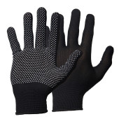 Перчатки нейлоновые с ПВХ покрытием (точка) XL