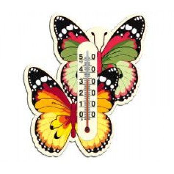 Сувенир Термометр Бабочка комн.на липучке