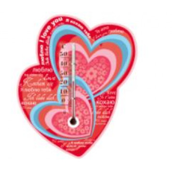 Сувенир Термометр Валентинка